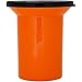 MudJug Orange Roadie Travel Spittoon - Portable Spit Jug with Deep Funnel, Spill Resistant, Leak-Proof Design, Fits in Most Cupholders, Compact and Durable for On-The-Go Use, Ideal for Dippers