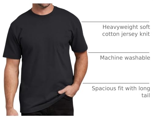 Image of Dickies Men's Short Sleeve Heavyweight Crew Neck