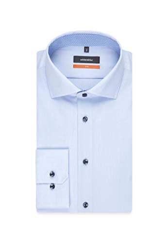 Seidensticker Slim Langarm mit Spread Kent-Kragen