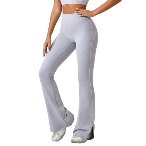 Pantalones de yoga acampanados elásticos para tus rutinas diarias y estudio