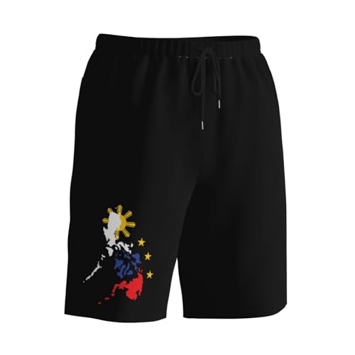 Map of Philippines Men's Quick-Dry Board Shorts 7" - Swim Trunks Summer Hawaii Beach2