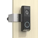 Holicfun No-Drill Door Mount for Eufy Video Doorbell E340 - Anti-Theft Aluminum Alloy Bracket, Compatible with 0.82-2.08 in Thick Doors