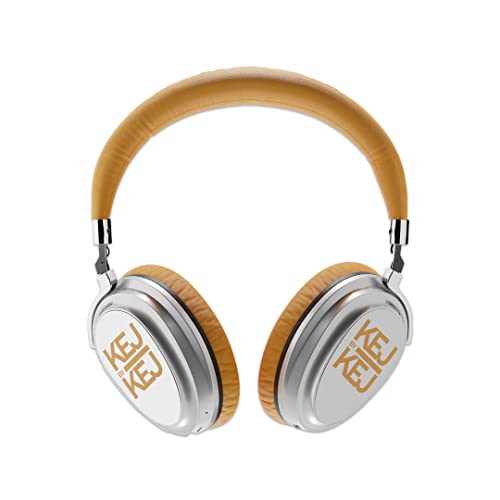 KEJBYKEJ® India’s 1st and Only Headphone Brand Created by a Grammy® Winning Artist. | AV900 ANC | Beige Colour | Designed by 3X Grammy® Award Winner Ricky Kej | 20 Hours of Playtime | Android or iOS