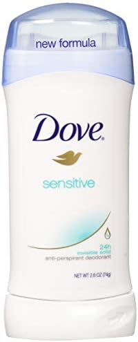 ZDove Anti-Perspirant Deodorant - Sensitive Skin, 2.60 Oz (Pack of 3)