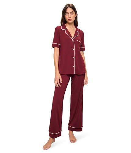 Image of Eberjey Gisele Short Sleeve Pant PJ Set