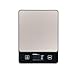 MAUL Briefwaage MAULlibra 19,7x14,7 cm | Waage bis 5kg belastbar | Moderne Küchenwaage mit 1g Teilung | Automatische Nullstellung und Abschaltautomatik | Inklusive Batterien | Schwarz