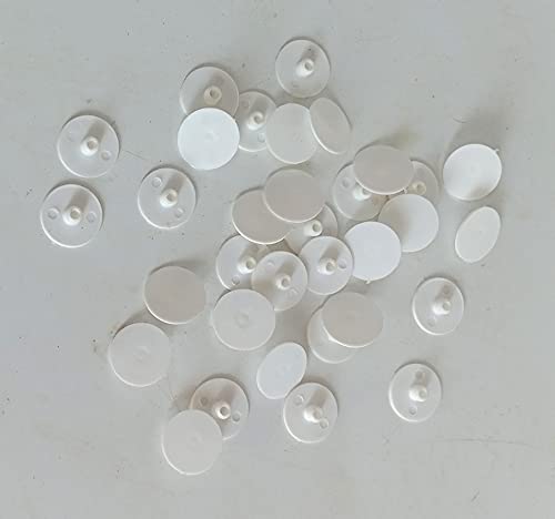 Screw Cap Cover 18 mm (30 Pcs) White Colour (SC -100017)-picture-24