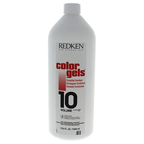 Redken Color Gels Emulsified Developer TreatMent for Unisex, 10 Volume, 33.8 Fl Oz