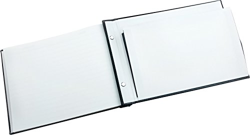 In Loving Memory - Funeral Guest Book - Loose Leaf Page Format - Presentation Boxed - Black - Size: 10.5" X 7.6" #TOP6