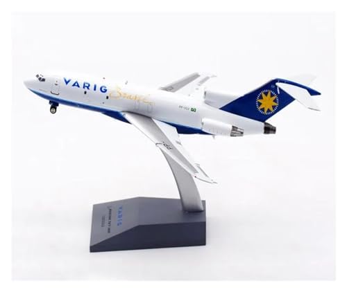 Aviones clásicos 727-100 PP-VLV modelo a escala 1:200 réplica metálica de alta fidelidad