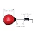 Menolana Desktop Punching Ball Volleyball Training Portable Fun with Clamp Desk Boxing Bag for Counters Birthday Beginners