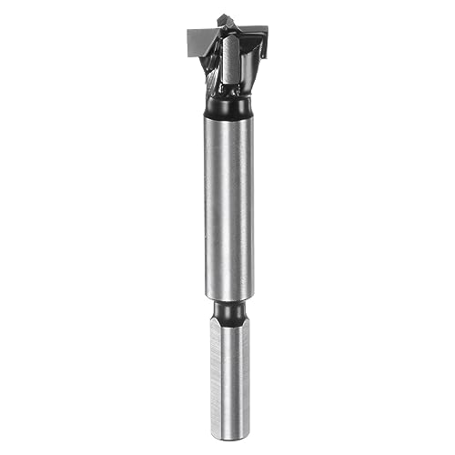 Image of sourcing map Forstner Drill Bit 16mm / 5/8" K30/C1 Tungsten Carbide Tip Triangle Shank Wood Forstner Bit Opener Cutter for Hinge Hole Drilling Woodworking
