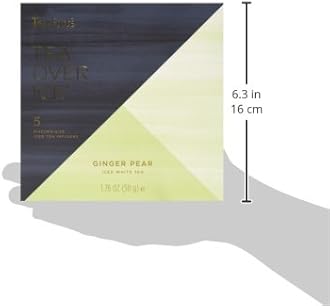 Tea Forte TEA OVER ICE Blends, Five Iced Tea Infusers, Ginger Pear White Tea