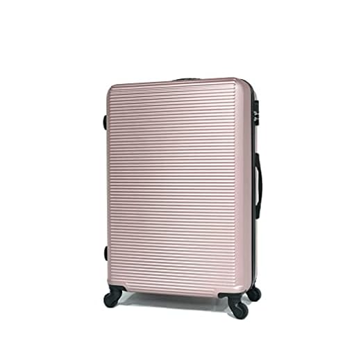 CELIMS - Valise à Traits, Rose Gold, Grande Valise