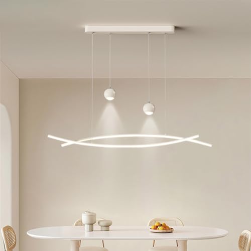 Suspension LED linéaire blanche à intensité variable contre l'éblouissement