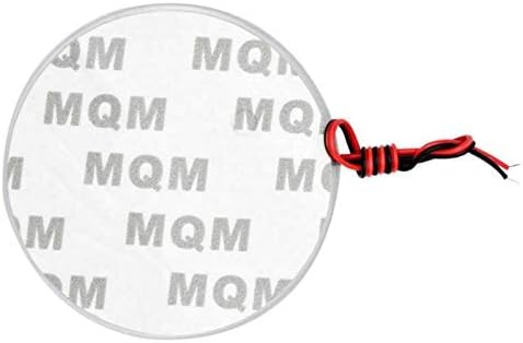 MACHSWON Etiqueta engomada de la insignia de la luz del coche – 3.228 in LED emblema lámpara compatible con bombillas blancas BMW coche