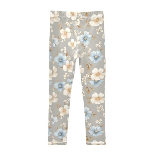 Girls' Leggings Flowers Floral Kids Yoga Tights Pants 1 Pack 208604752