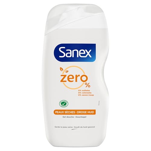 Sanex Gel de ducha 0% pieles secas alivia la tirantez y la descamación corporal