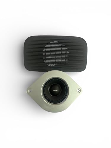 Image of CLOUDSALE Venue Midrange Centre Dashboard Speaker with Grill | Premium Car Audio Center Speaker |Plug & Play