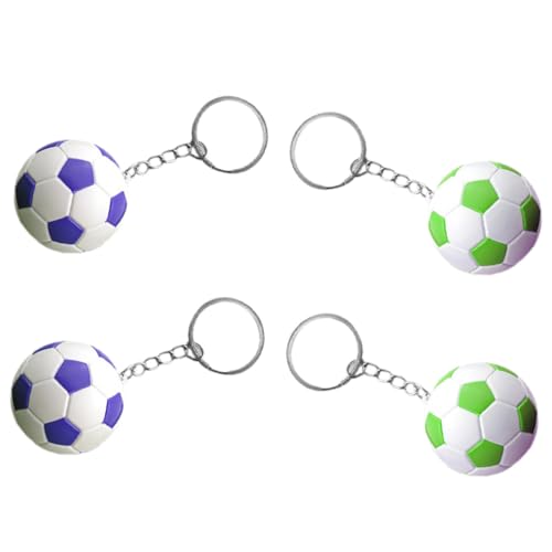 SUPVOX Key Hanging Pendants Soccer Keychain Set Soccer Keychain Sports Ball Key Chain Pendants