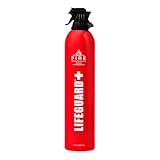 LIFEGUARD Aerosol Fire Extinguisher Spray - Non-Toxic, Eco-Friendly Fire Suppressant for Home, Kitchen, Car & Office, Compact, Easy-to-Use Design with 10-Year Shelf Life (Pack of 1)