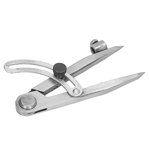 Locking Wing Divider, Easy to Use Adjustable Width Versatile Professional Strong Carbon Steel Compass Scribe Tool for Woodworking