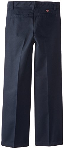 Image of Dickies Boy's Flexwaist Flat Front Straight Leg School Uniform Pants - Adjustable Uniform Trousers for Schoolwear