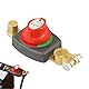 Cloudpower Batterietrennschalter, Autobatterie Trennschalter 12V-48V Batterieschalter Hauptschalter 12V Wasserdichter Batterie Trennschalter für Auto Motorrad Marine Boat Caravan Yacht Bus Boot Reisen