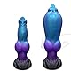 Anal Dog Dildo Aufblasbarer Knot Analdildo mit Saugnapf Diloschwanz für Männer Fantasy Inflatable Dildo Groß Analplug für Frauen Realistische XXL Dildos Fetisch Analdehner BDSM Analspielzeug für Paare