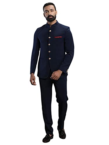 Elina fashion Men's Bandhgala Jodhpuri Nehru Jacket Waistcoat With Pant | Indian Stitched Readymade Festive Wear