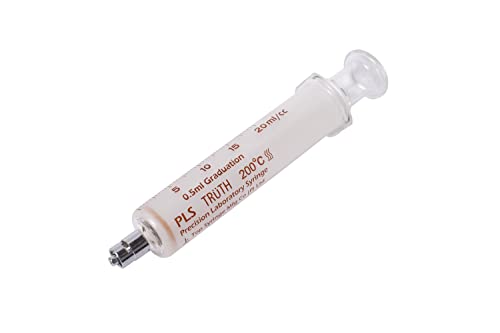 Truth Laboratory PLS Glass Syringe Metal Luer Lock Tip, 20ml (03-10-02-06)