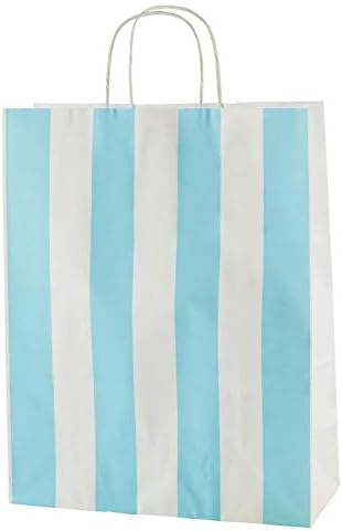 Thepaperbagstore 25 Red Paper Re-Usable Shopping Bags with Strong Twisted Handles - Medium 250x110x310mm