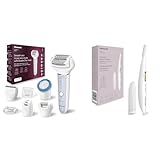 Panasonic ES-EY90-A511 Wet and Dry Epilator, Double Disc with 60 Tweezers and Compact Body Trimmer