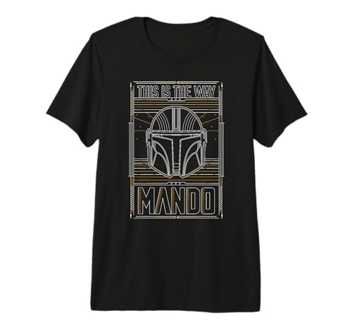 T-shirt Star Wars Mandalorian fini les vêtements geek au design trop lourd