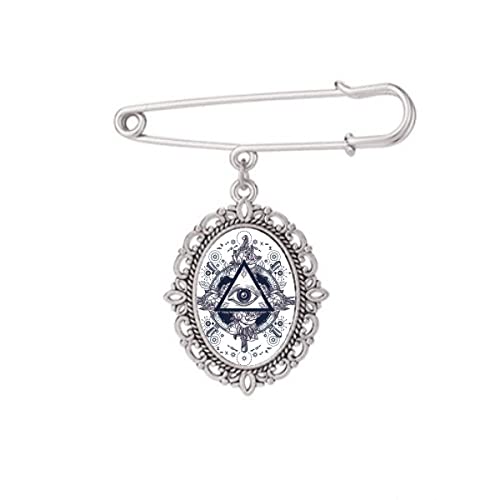 Broche triangle pour chemise idéale pour un style working girl chic