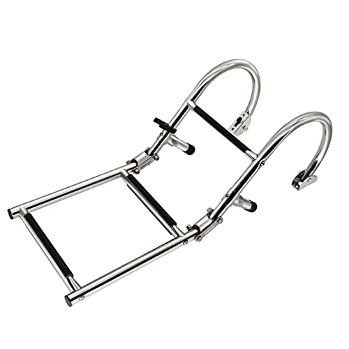 Removable Folding Boat Ladder Stainless Steel Marine Pontoon For Marine Boat Yacht (3 Steps-Sl) #TOP2