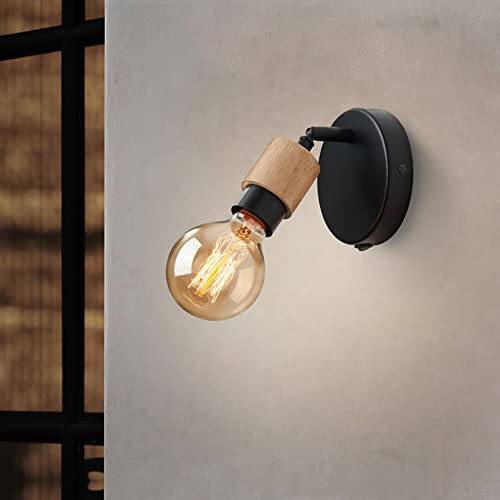 Accesorio de iluminación para cabecera con interruptor y giro total retro 5