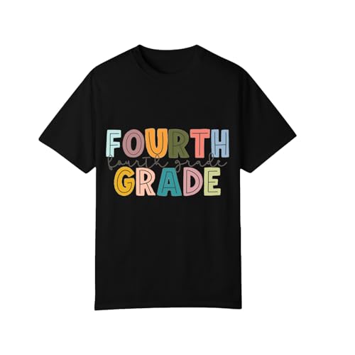 Kids First Day School Tees for Boys Girls 'Fifth Grade' Graphic T-Shirts Cotton Short Sleeve Tops Back to School Tees3