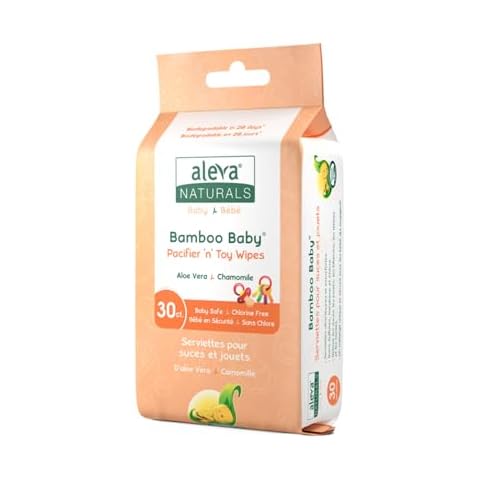 Aleva Naturals Bamboo Baby Pacifier and Toy Wipe Cover