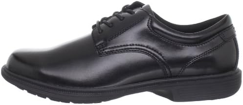 Nunn Bush mens Baker Street Plain Toe Lace Up With Kore Slip Resistant Comfort Technology oxfords shoes, Black, 10.5 Wide US | Image 6