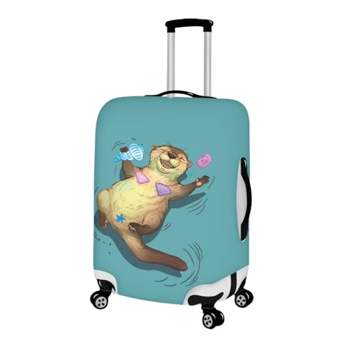 Cute Sloth Print Luggage Cover 22