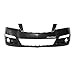 Traverse Front Bumper Cover Upper Replacement For 2013 2014 2015 2016 2017 Chevy Traverse LS, LT, LTZ, Premier # 23328140 GM1014107C - No Sensor Holes