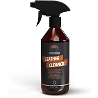 LeatherRanch Spray Limpiador Cuero Coche, Bolsos, Zapatos, Chaquetas, 500ml - Limpiador Cuero Sofas, Elmina la Suciedad y Previene la Decoloración - Limpia Tapicerias Coche, Volante y Asientos Cuero