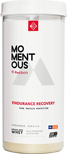 RedShift Grass-Fed Whey Protein Isolate, 14 Servings Per Jar for Endurance Recovery Post-Workout