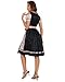 Stciqok Dirndl Dresses Women 3 Pieces Oktoberfest Costumes German Bavarian Halloween Carnival Outfit S-5XL(Pink,L)