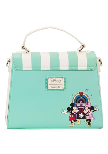 Loungefly Mickey & Minnie Date Night Diner Crossbody Purse Disney Standard4