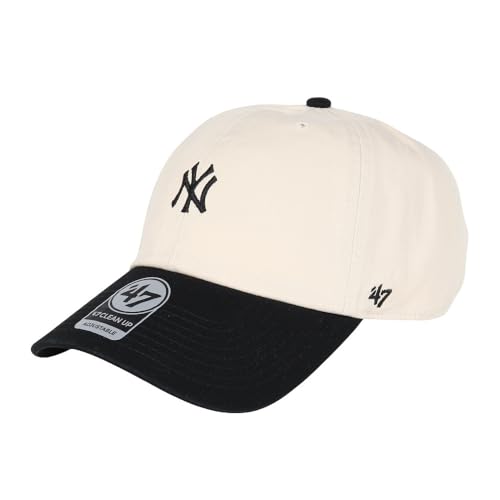フォーティーセブンブランド('47brand) ’47BRANDフォーティーセブン キャップ ツートーンクリーンナップ MLB NYナチュラル/ブラック FREE 47 CLEAN UP Tow Tone base Runnner New York Yankees 14858330 FSB36C7563