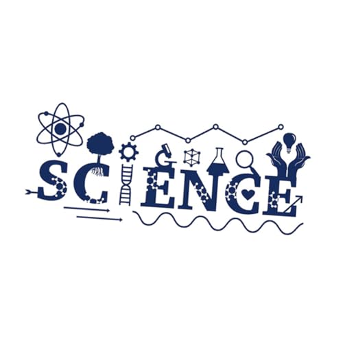 Vinilo decorativo de química y astronomía 99x42 cm