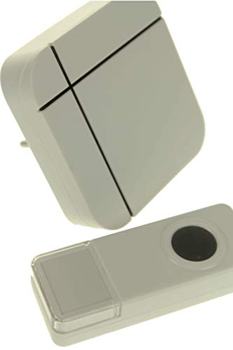 United Entertainment  Sonnette de porte étanche sans fil  Blanc