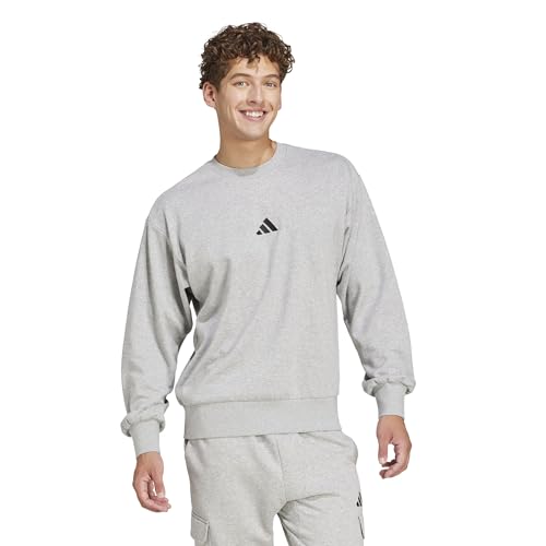Image of adidas Mens Cotton M Feelcozy Swt Crew Neck Sweatshirt
